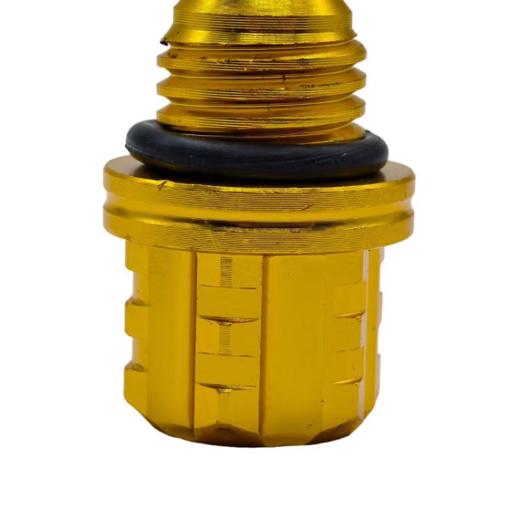 JYC-006 CNC Aluminum Alloy Hexagonal Plum Blossom Oil Dipstick Motorcycle Decoration