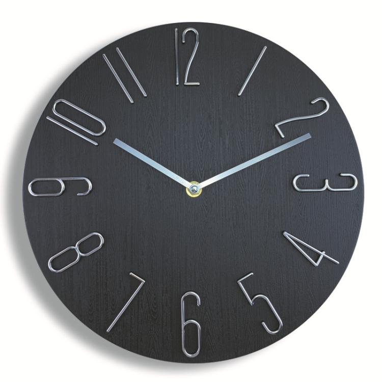 12 Inch Frameless Minimalist Wall Clock Silent Modern Quartz Clock for Living Room, Bedroom, Kitchen