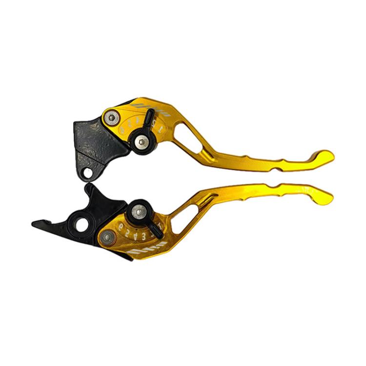 1pair TJSB-032 Aluminum Alloy Left Drum Right Disc Handle Brake Clutch Horn Handlebar Lever