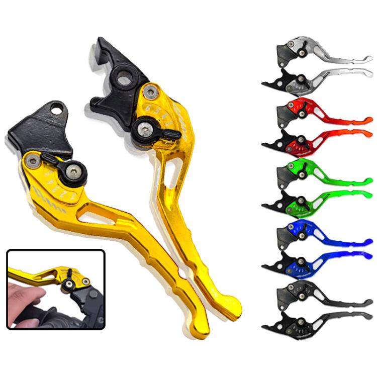 1pair TJSB-032 Aluminum Alloy Left Drum Right Disc Handle Brake Clutch Horn Handlebar Lever