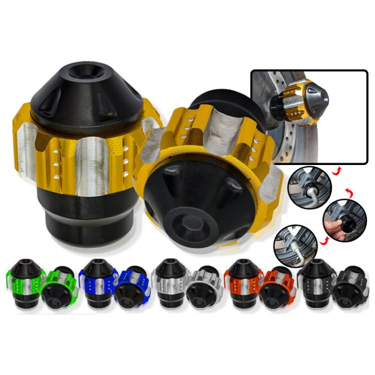 1pair QCB-011 Universal Aluminum Alloy Anti-Fall Front Fork Cup Motorcycle Wheel Protection Ball