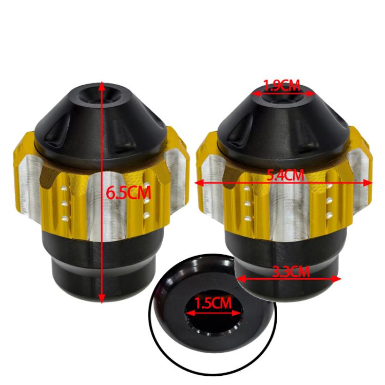 1pair QCB-011 Universal Aluminum Alloy Anti-Fall Front Fork Cup Motorcycle Wheel Protection Ball