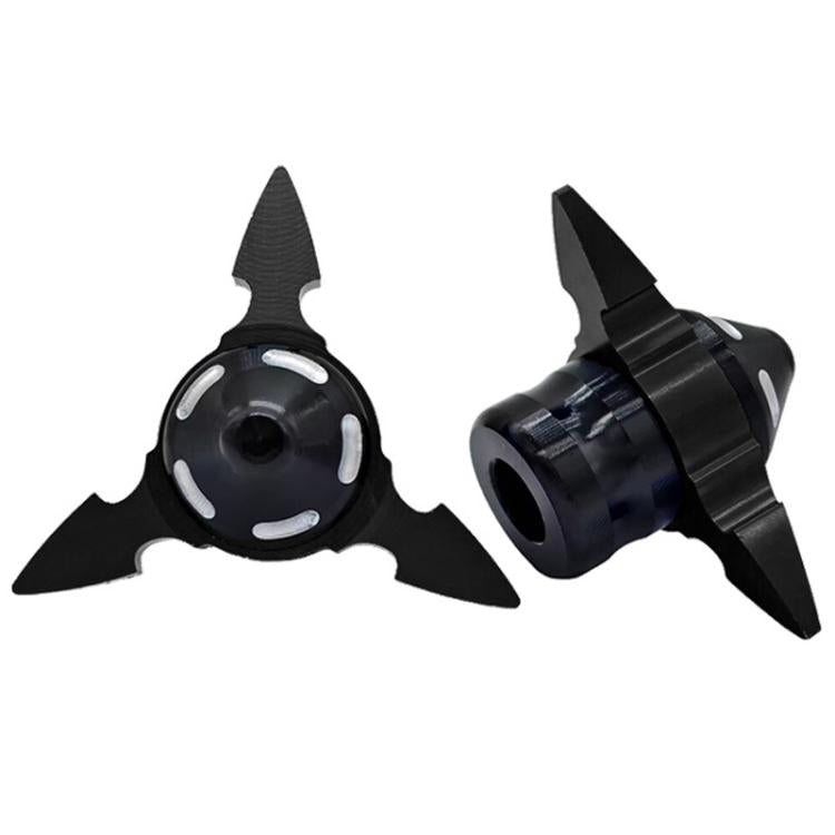 1pair QCB-034 Aluminum Alloy Dart Front Fork Cup Wheel Anti-fall Wear-resistant Decorative Cup