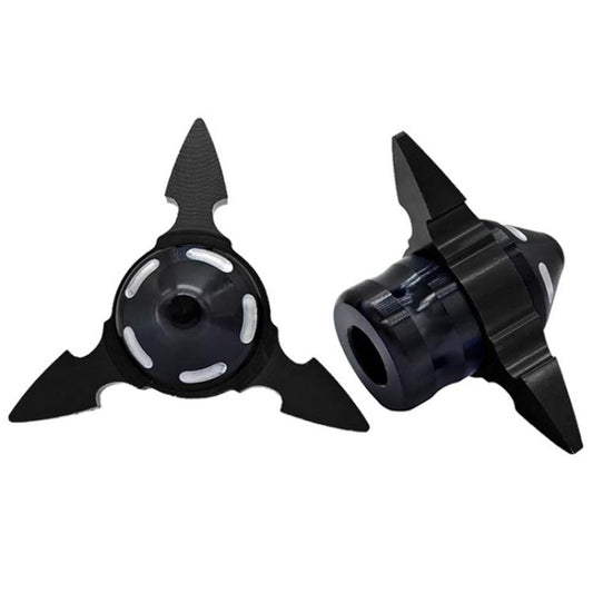 1pair QCB-034 Aluminum Alloy Dart Front Fork Cup Wheel Anti-fall Wear-resistant Decorative Cup