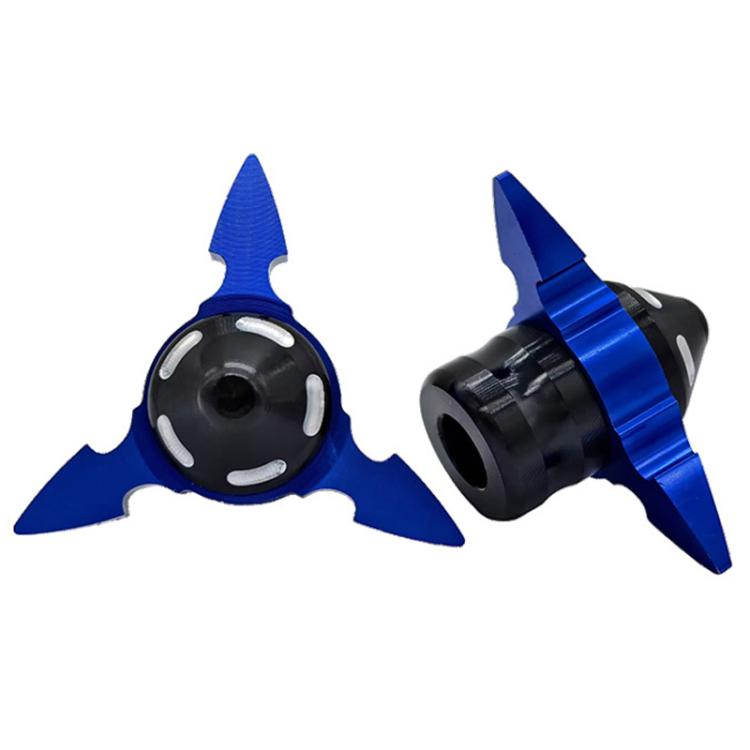 1pair QCB-034 Aluminum Alloy Dart Front Fork Cup Wheel Anti-fall Wear-resistant Decorative Cup