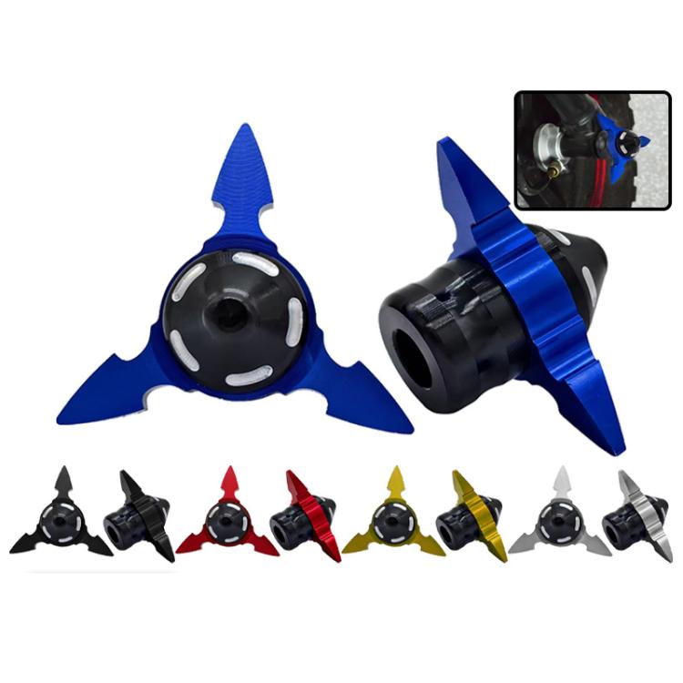 1pair QCB-034 Aluminum Alloy Dart Front Fork Cup Wheel Anti-fall Wear-resistant Decorative Cup