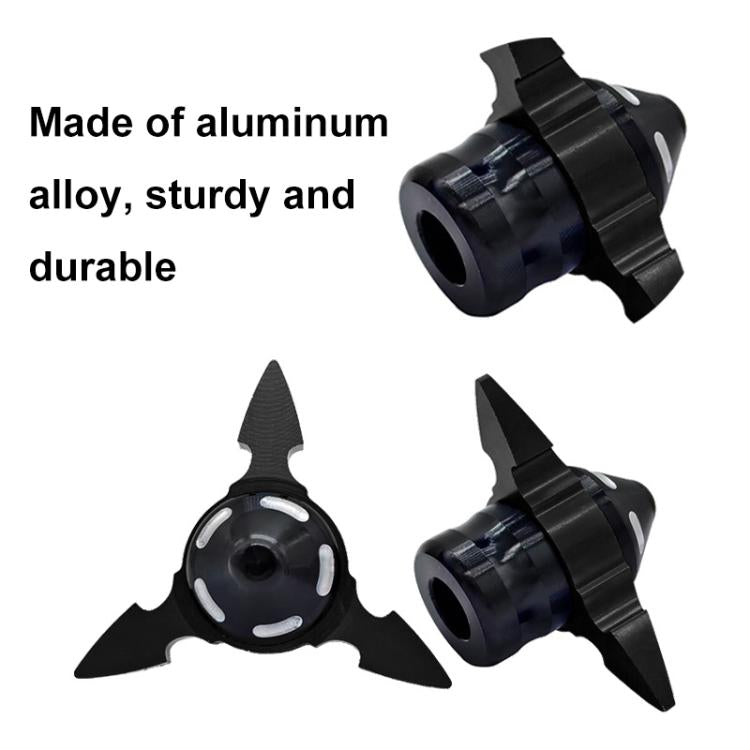 1pair QCB-034 Aluminum Alloy Dart Front Fork Cup Wheel Anti-fall Wear-resistant Decorative Cup