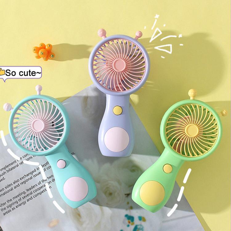 Cute Small Snail Handheld USB Rechargeable Fan Portable Mini Compact Pocket Fan