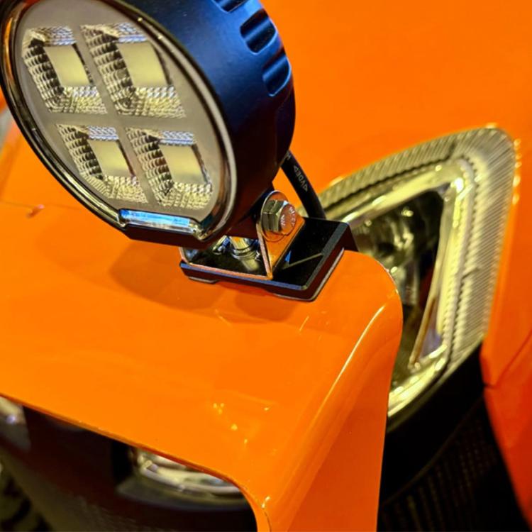 For Trucks SUVs Car Adjustable Aluminum Pillar Cover LED Work Light Pod Mounting Bracket Kit