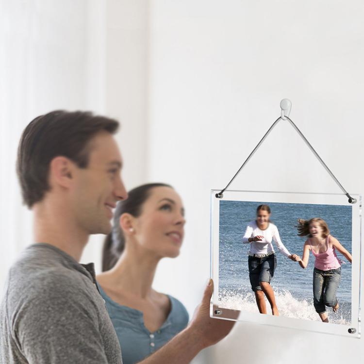 Acrylic Photo Frame Transparent Crystal Desktop Certificate Business License Frame