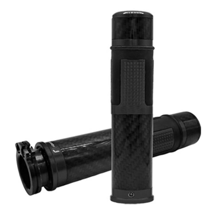 1pair Universal Motorcycle Carbon Fiber Grip Cover Throttle Turn Decorative Cover