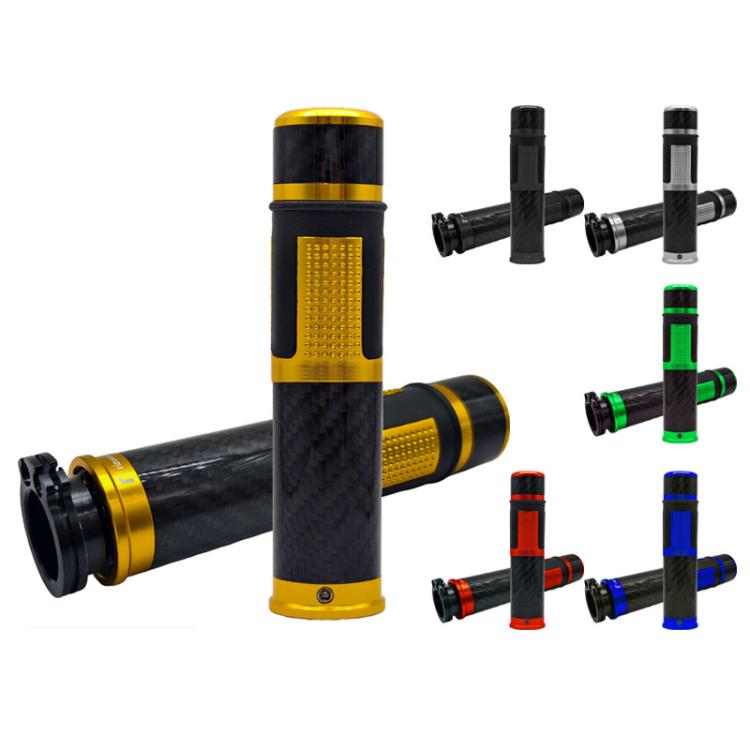 1pair Universal Motorcycle Carbon Fiber Grip Cover Throttle Turn Decorative Cover