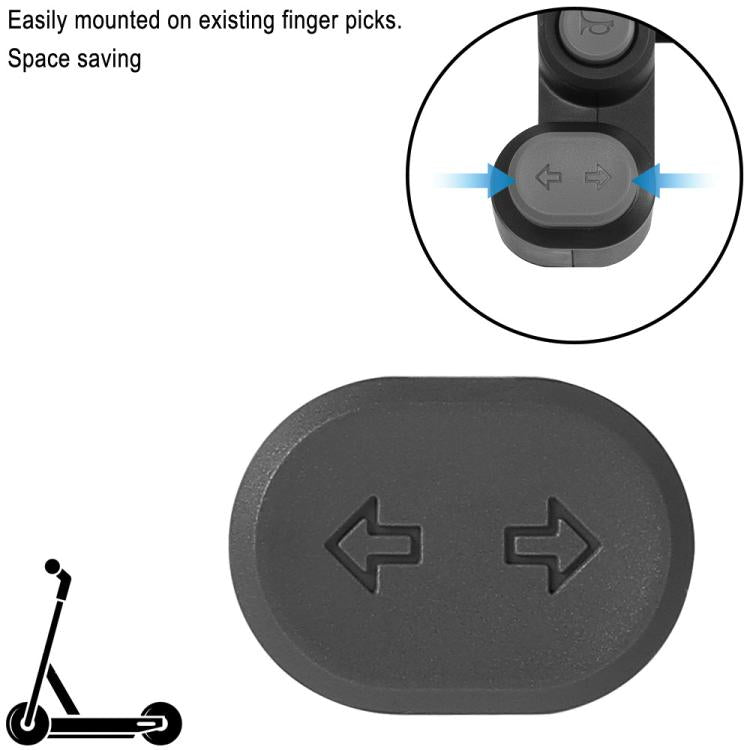 For Ninebot G2 MAX 2 F2 PRO Electric Scooter Turn Signal Switch Button - Replacement LED Light Control Switch