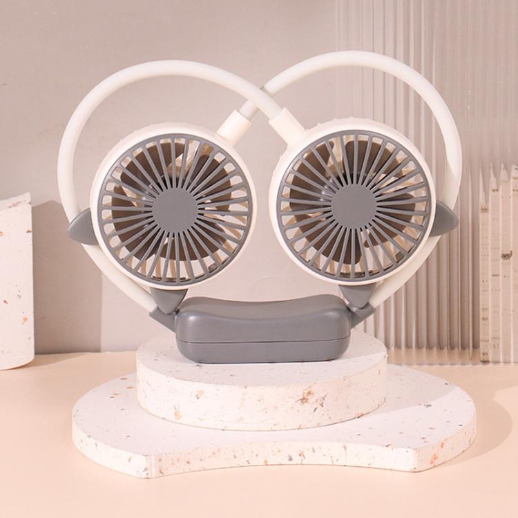 Outdoor Folding Mini Neck Fan Portable USB Rechargeable Summer Gift Fan