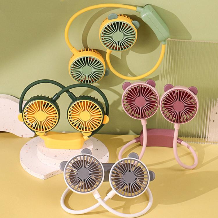 Outdoor Folding Mini Neck Fan Portable USB Rechargeable Summer Gift Fan