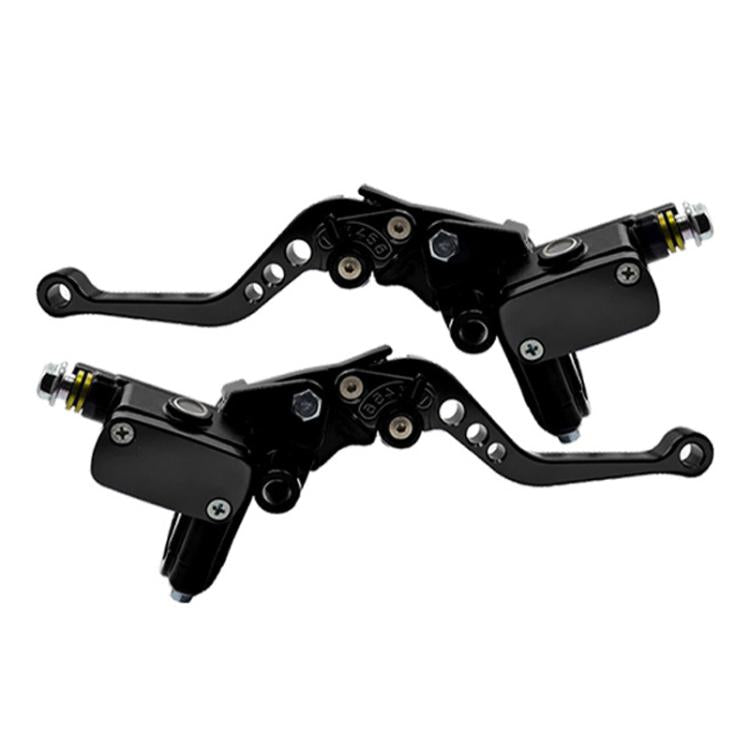 1pair Universal Aluminum Alloy Left and Right Hydraulic Clutch Motorcycle Brake Pump