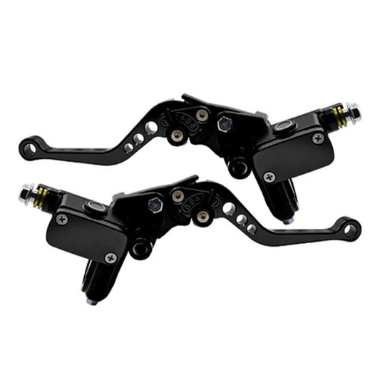 1pair Universal Aluminum Alloy Left and Right Hydraulic Clutch Motorcycle Brake Pump