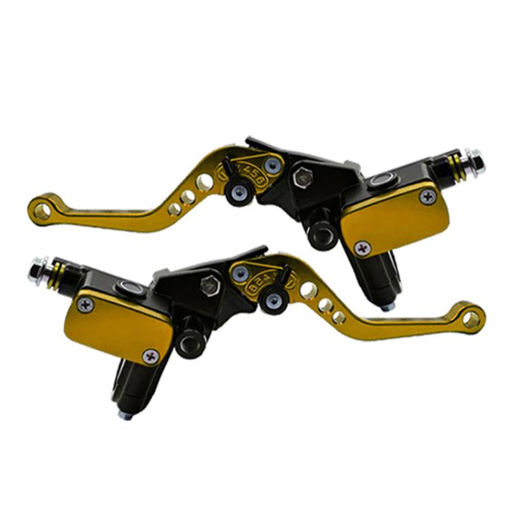 1pair Universal Aluminum Alloy Left and Right Hydraulic Clutch Motorcycle Brake Pump
