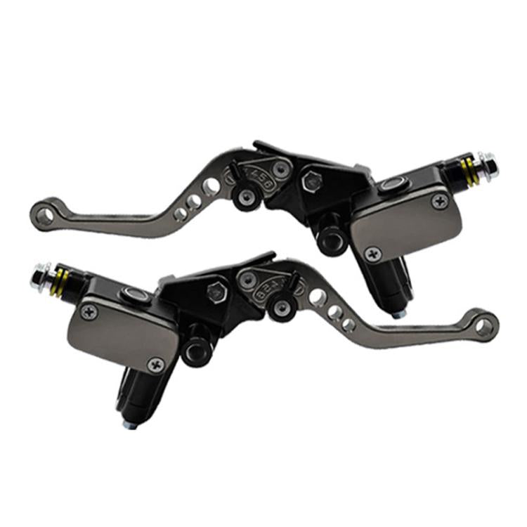 1pair Universal Aluminum Alloy Left and Right Hydraulic Clutch Motorcycle Brake Pump