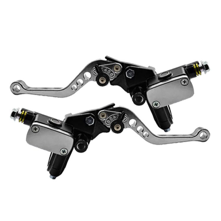 1pair Universal Aluminum Alloy Left and Right Hydraulic Clutch Motorcycle Brake Pump