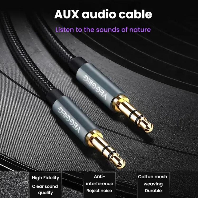 VegGieg Aux Car Audio Cable 3.5mm Male To Male Connection Cable For Phone Computer Stereo Amplifier Earphone