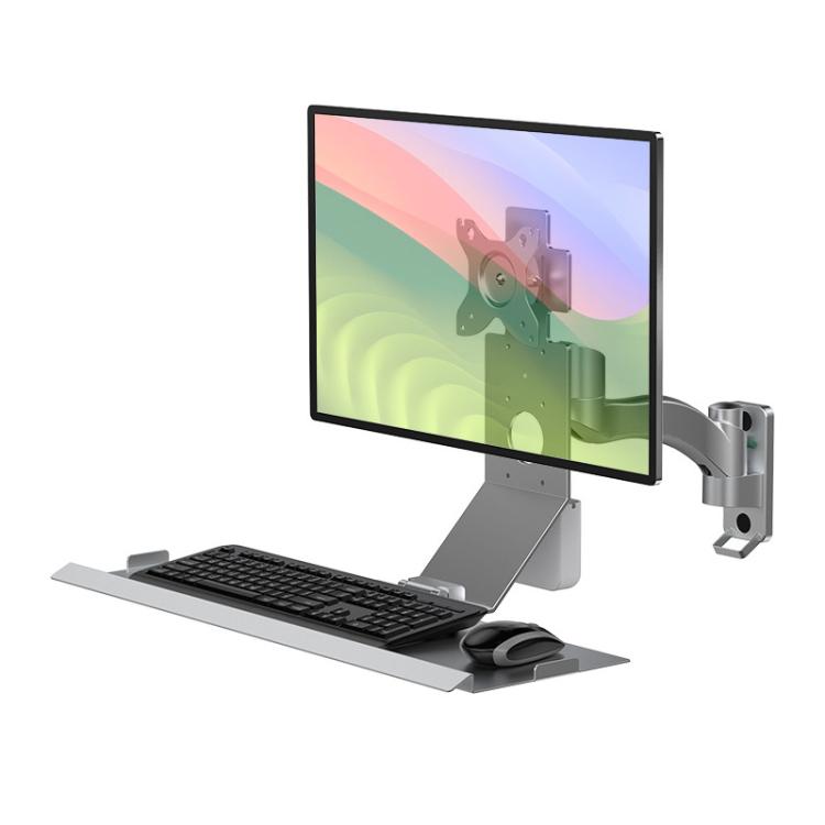 Monitor Bracket Industrial Equipment Cabinet Wall Mount All-In-One Stand Mouse Keyboard Bracket