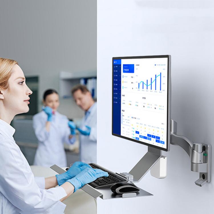 Monitor Bracket Industrial Equipment Cabinet Wall Mount All-In-One Stand Mouse Keyboard Bracket