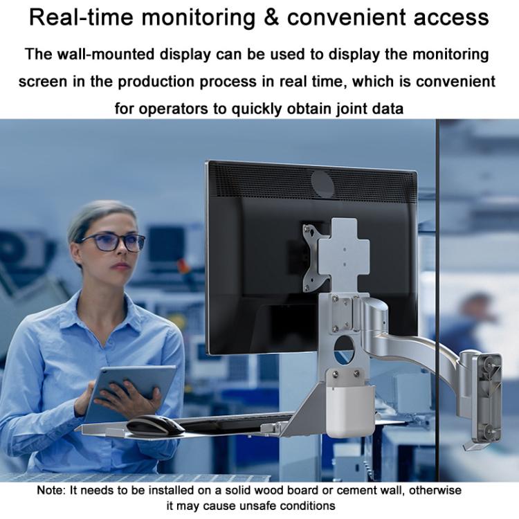 Monitor Bracket Industrial Equipment Cabinet Wall Mount All-In-One Stand Mouse Keyboard Bracket