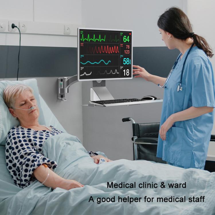 Monitor Bracket Industrial Equipment Cabinet Wall Mount All-In-One Stand Mouse Keyboard Bracket