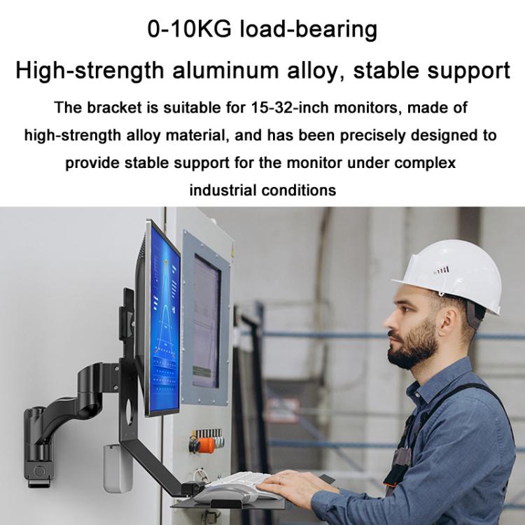 Monitor Bracket Industrial Equipment Cabinet Wall Mount All-In-One Stand Mouse Keyboard Bracket