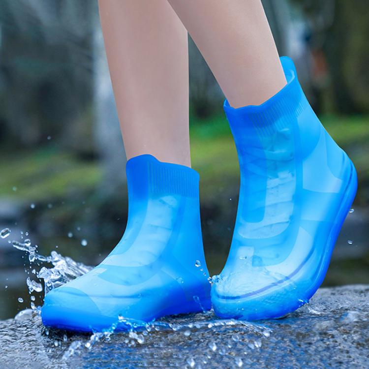Thickened Wear-Resistant Waterproof Silicone Rain Shoe Cover