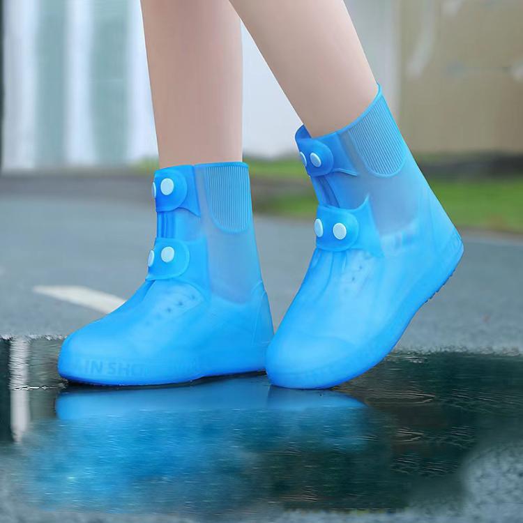 18cm Outdoor Thickened Wear-Resistant Mid-Tube Rainproof Shoe Covers