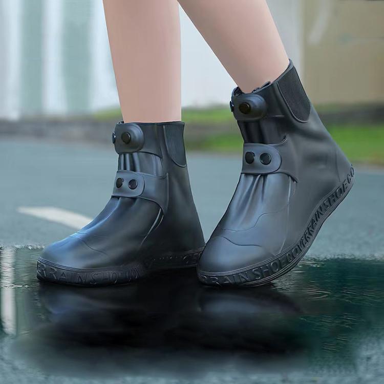 18cm Outdoor Thickened Wear-Resistant Mid-Tube Rainproof Shoe Covers