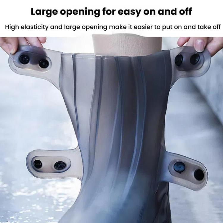 25cm Outdoor Thickened Wear-Resistant High-Tube Rainproof Shoe Cover