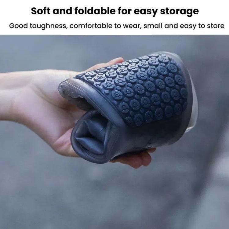 25cm Outdoor Thickened Wear-Resistant High-Tube Rainproof Shoe Cover