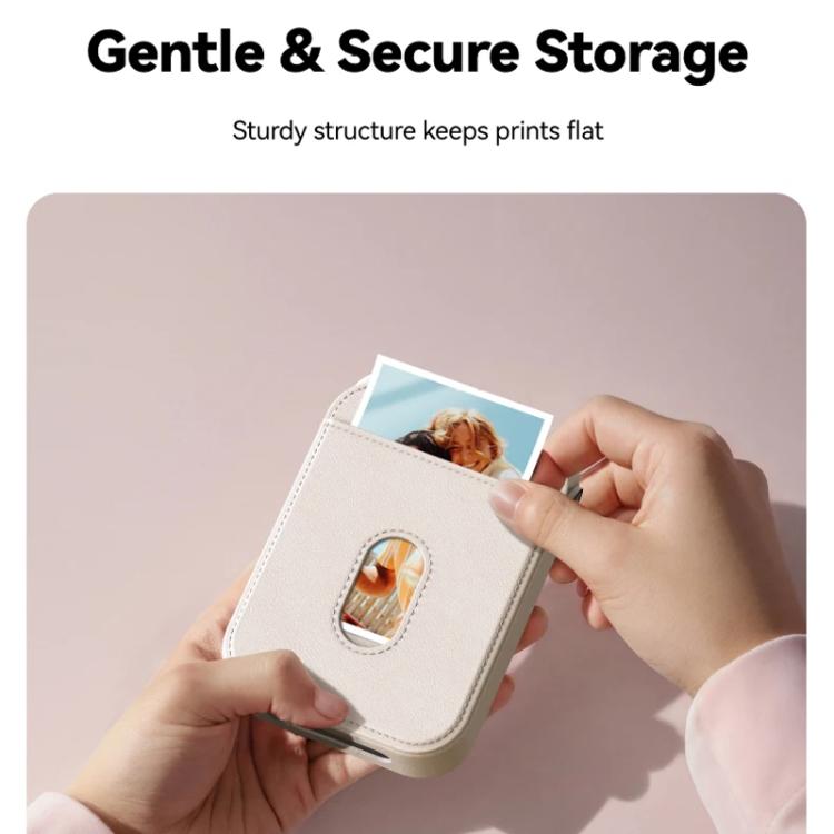 TELESIN Portable Instant Photo Printer With Magnetic Bag & Self-Adhesive Photo Paper For Travel & Memories