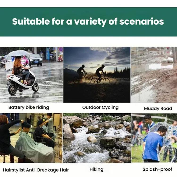 38cm Outdoor PVC Thickened Anti-Skid Rainproof High-Top Shoe Covers