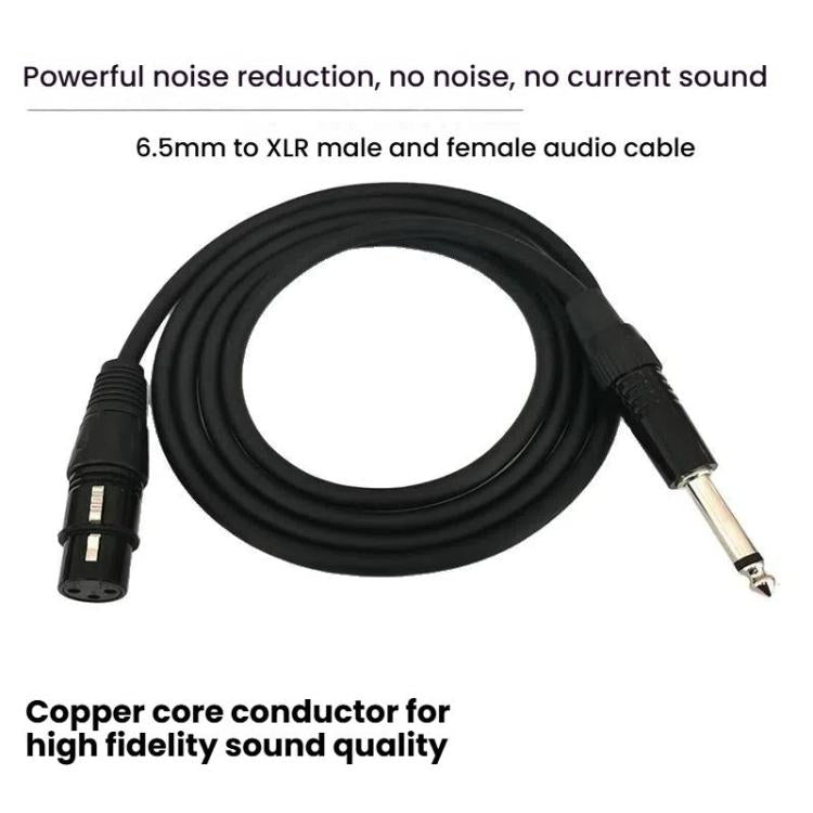 VEGGIEG 3Pin XLR Speaker Loudspeaker Cable Mixer Balanced Audio Microphone Cable