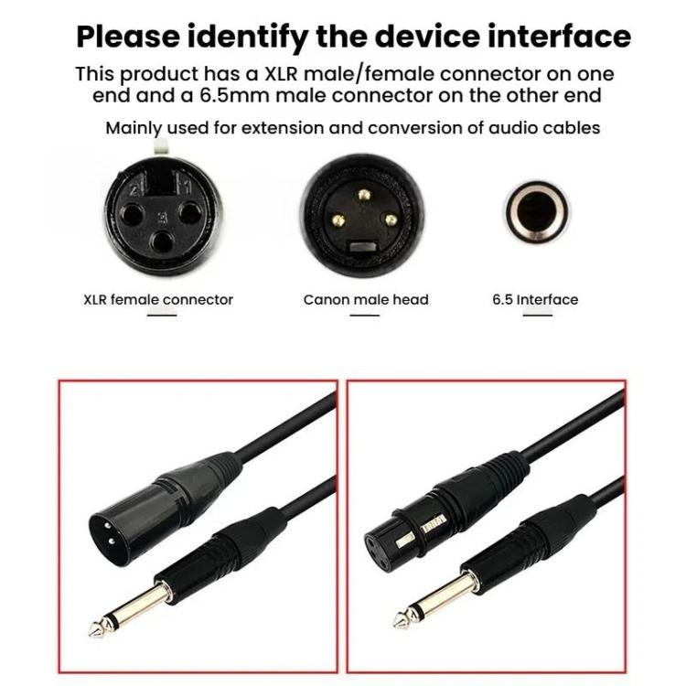 VEGGIEG 3Pin XLR Speaker Loudspeaker Cable Mixer Balanced Audio Microphone Cable