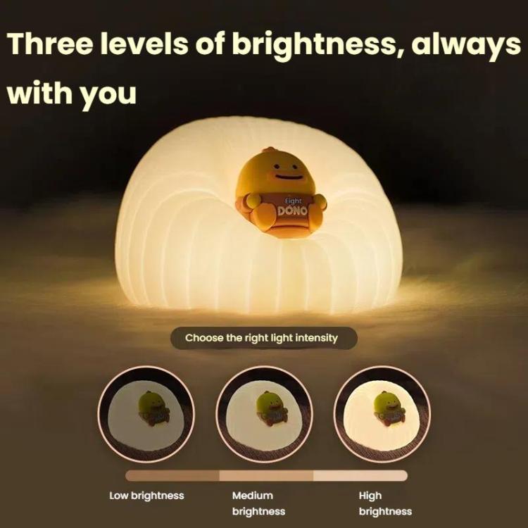 ICARER FAMILY  IF-YD01 Cartoon Silicone Night Light Bedroom Bedside Lamp Baby Feeding Lamp