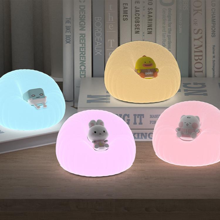 ICARER FAMILY  IF-YD01 Cartoon Silicone Night Light Bedroom Bedside Lamp Baby Feeding Lamp