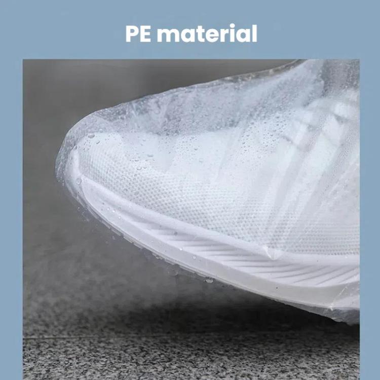Outdoor Disposable PE High-Tube Rainproof Shoe Covers