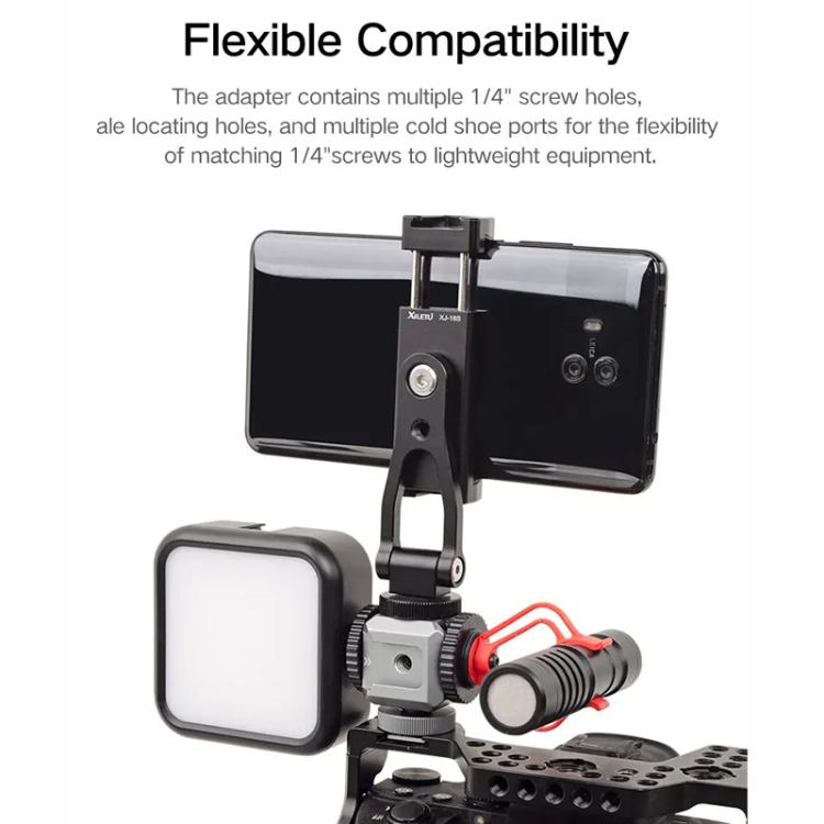 XILETU  XDS-15  Multi-head Cold Shoe Mount Adapter for Camera Flash, Microphone, LED Light