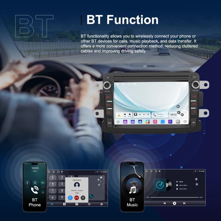 7 inch Horizontal Screen Android Navigation Car Bluetooth MP5 Player, For Renault / Captur / Symbol
