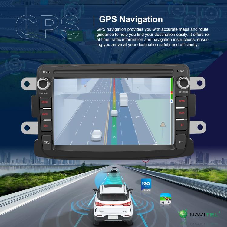 7 inch Horizontal Screen Android Navigation Car Bluetooth MP5 Player, For Renault / Captur / Symbol