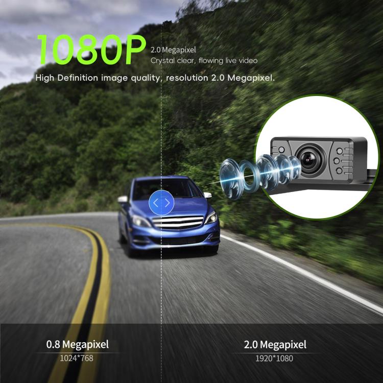 4.3 Inch Reversing Display Digital Wired HD 1 To 1 Set