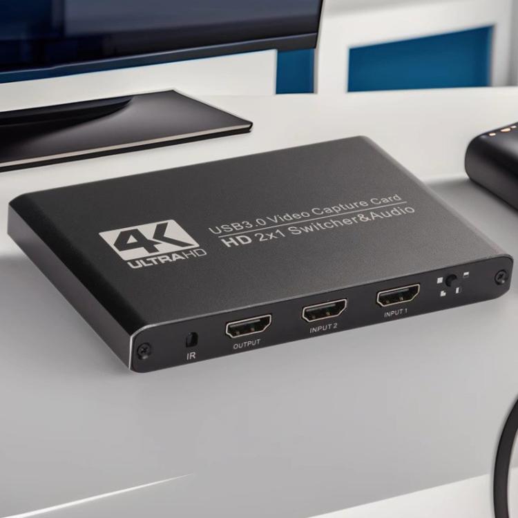 USB 3.0 HD Video Capture Card 4K Camera Computer Game Live Recording Box