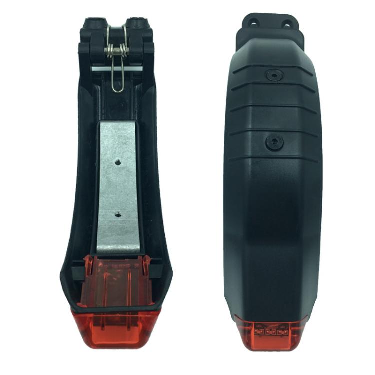 Rear Mudguard Rear Wheel Brake Fender With Safe Light For Carbon Fiber Scooter