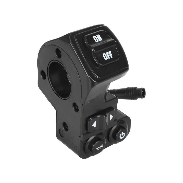 For KuKirin G2 Pro / G2 Max Scooter Handlebar Switch 4-in-1 6-Core Waterproof Control with Turn Signal, Horn, Headlight & Power Button
