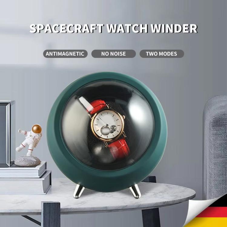 Smart Watch Winder With Anti-Magnetic Protection Silent Operation Dual Power Modes USB/Battery